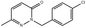 3(2H)-Pyridazinone, 2-[(4-chlorophenyl)methyl]-6-methyl- 구조식 이미지