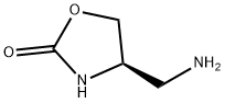 2-Oxazolidinone, 4-(aminomethyl)-, (4R)- Structure