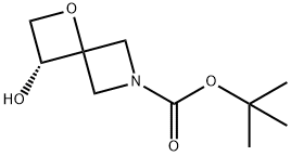 tert-butyl (3R)-3-hydroxy-1-oxa-6-azaspiro[3.3]heptane-6-carboxylate Structure