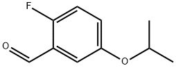 2-Fluoro-5-isopropoxybenzaldehyde Structure