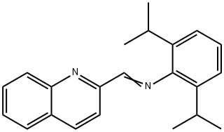 2,6-Diisopropyl-N-(quinolin-2-ylmethylene)aniline 구조식 이미지