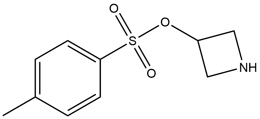 3-Azetidinol, 3-(4-methylbenzenesulfonate) Structure