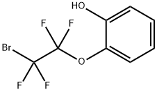 Phenol, 2-?(2-?bromo-?1,?1,?2,?2-?tetrafluoroethoxy)?- Structure