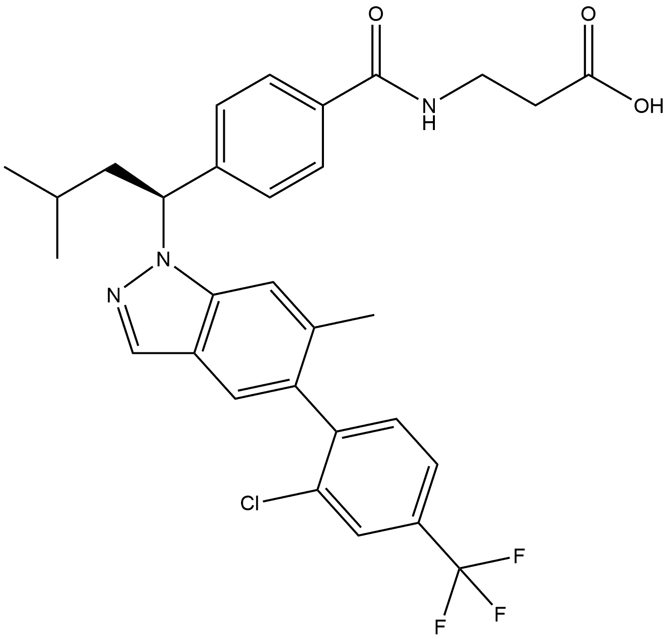 Glucagon receptor antagonists-5 Structure