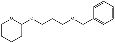 2H-Pyran, tetrahydro-2-[3-(phenylmethoxy)propoxy]- 구조식 이미지