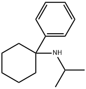 Cyclohexanamine, N-(1-methylethyl)-1-phenyl- Structure