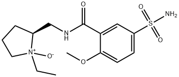 Benzamide, 5-(aminosulfonyl)-N-[[(2S)-1-ethyl-1-oxido-2-pyrrolidinyl]methyl]-2-methoxy- 구조식 이미지