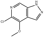 1H-Pyrazolo[3,4-c]pyridine, 5-chloro-4-methoxy- Structure
