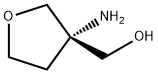 (S)-(3-Aminotetrahydrofuran-3-yl)methanol 구조식 이미지