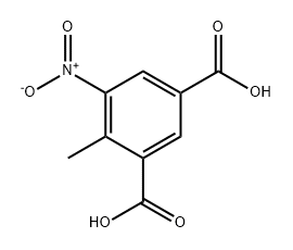 1,3-Benzenedicarboxylic acid, 4-methyl-5-nitro- Structure