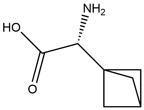 Bicyclo[1.1.1]pentane-1-acetic acid, α-amino-, (αR)- Structure