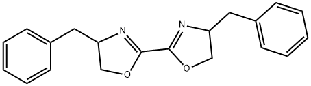 2,2'-Bioxazole, 4,4',5,5'-tetrahydro-4,4'-bis(phenylmethyl)- Structure