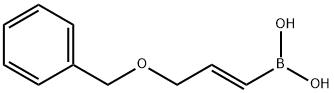 Boronic acid, B-[(1E)-3-(phenylmethoxy)-1-propen-1-yl]- Structure