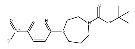 1H-1,4-Diazepine-1-carboxylic acid, hexahydro-4-(5-nitro-2-pyridinyl)-, 1,1-dimethylethyl ester Structure