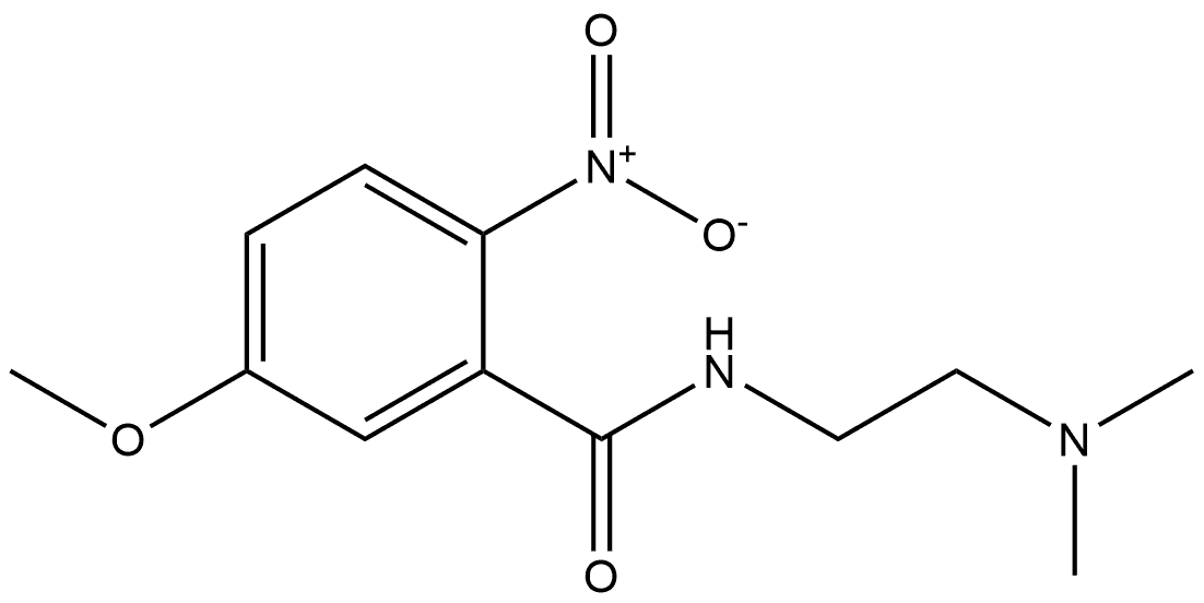 N-(2-(dimethylamino)ethyl)-5-methoxy-2-nitrobenzamide Structure