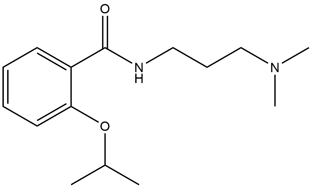 N-[3-(Dimethylamino)propyl]-2-(1-methylethoxy)benzamide Structure