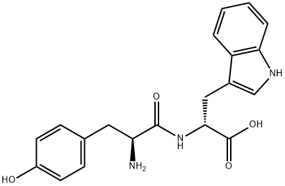 D-Tryptophan, N-L-tyrosyl- (9CI) Structure