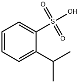 Benzenesulfonic acid, 2-(1-methylethyl)- Structure