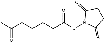 N-Succinimidyl 6-oxoheptanoate Structure