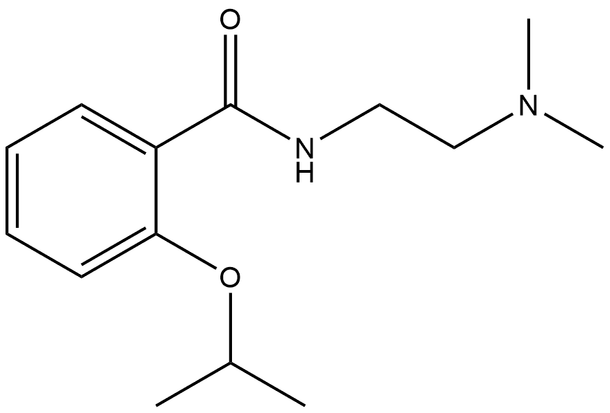 N-[2-(Dimethylamino)ethyl]-2-(1-methylethoxy)benzamide Structure