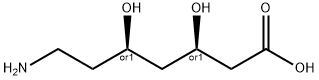 Heptanoic acid, 7-amino-3,5-dihydroxy-, (3R,5R)-rel- Structure