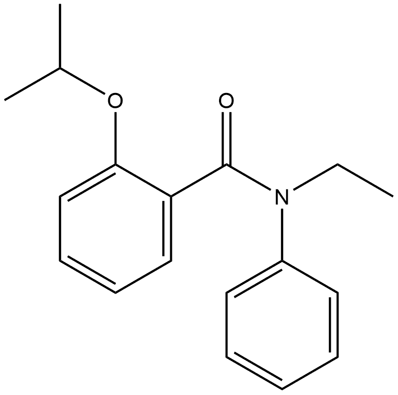 N-Ethyl-2-(1-methylethoxy)-N-phenylbenzamide Structure