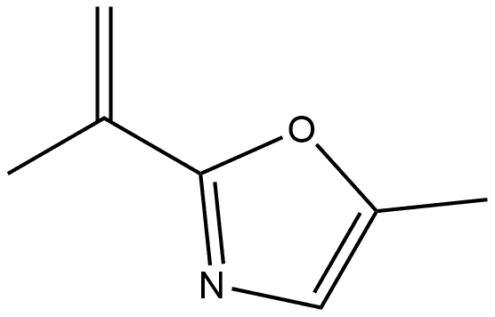 5-methyl-2-(prop-1-en-2-yl)-1,3-oxazole Structure