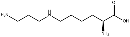 L-Lysine, N6-(3-aminopropyl)- Structure