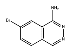 1-Phthalazinamine, 7-bromo- 구조식 이미지
