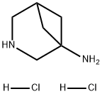 3-Azabicyclo[3.1.1]heptan-1-amine, hydrochloride (1:2) 구조식 이미지