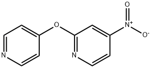 Pyridine, 4-nitro-2-(4-pyridinyloxy)- 구조식 이미지