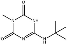 6-(tert-Butylamino)-3-methyl-1,3,5-triazine-2,4(1H,3H)-dione Structure