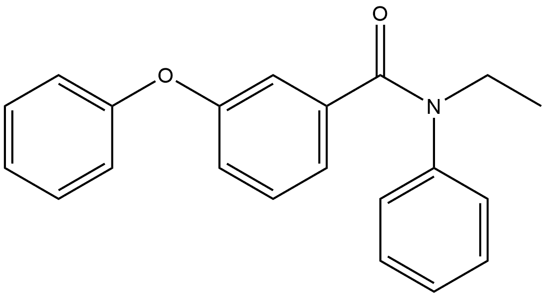 N-Ethyl-3-phenoxy-N-phenylbenzamide Structure