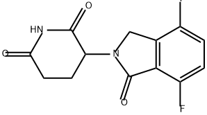 2,6-Piperidinedione, 3-(7-fluoro-1,3-dihydro-4-iodo-1-oxo-2H-isoindol-2-yl)- Structure