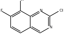 Quinazoline, 2,8-dichloro-7-fluoro- Structure