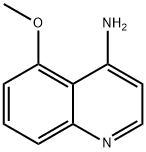 4-Quinolinamine, 5-methoxy- 구조식 이미지