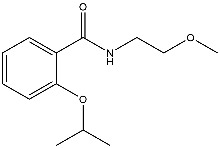 N-(2-Methoxyethyl)-2-(1-methylethoxy)benzamide Structure