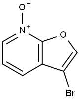 Furo[2,3-b]pyridine, 3-bromo-, 7-oxide Structure