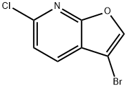 Furo[2,3-b]pyridine, 3-bromo-6-chloro- Structure