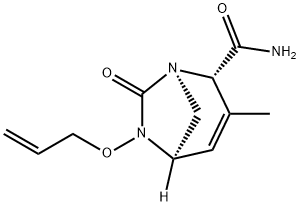 (1R,2S,5R)-3-Methyl-7-oxo-6-(2-propen-1-
yloxy)-1,6-diazabicyclo[3.2.1]oct-3-ene-2-
carboxamide Structure