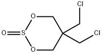 1,3,2-Dioxathiane, 5,5-bis(chloromethyl)-, 2-oxide 구조식 이미지