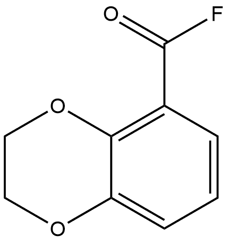 2,3-dihydro-1,4-benzodioxine-5-carbonyl fluoride Structure