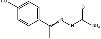 Hydrazinecarboxamide, 2-[1-(4-hydroxyphenyl)ethylidene]- 구조식 이미지