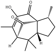 [3S,8aα,(-)]-1,2,3,7,8,8a-Hexahydro-5-hydroxy-3α,6,8,8-tetramethyl-4H-3aβ,7β-methanoazulene-4,9-dione Structure