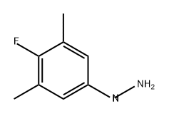 Hydrazine, (4-fluoro-3,5-dimethylphenyl)- Structure