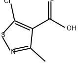 4-Isothiazolecarboxylic acid, 5-chloro-3-methyl- Structure