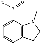1-Methyl-7-nitroindoline 구조식 이미지