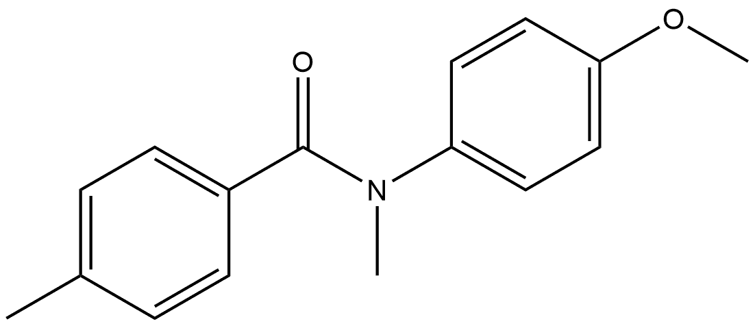 N-(4-Methoxyphenyl)-N,4-dimethylbenzamide Structure