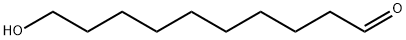 Decanal, 10-hydroxy- Structure