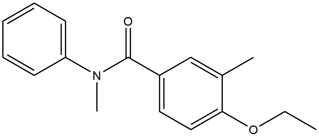 4-Ethoxy-N,3-dimethyl-N-phenylbenzamide Structure